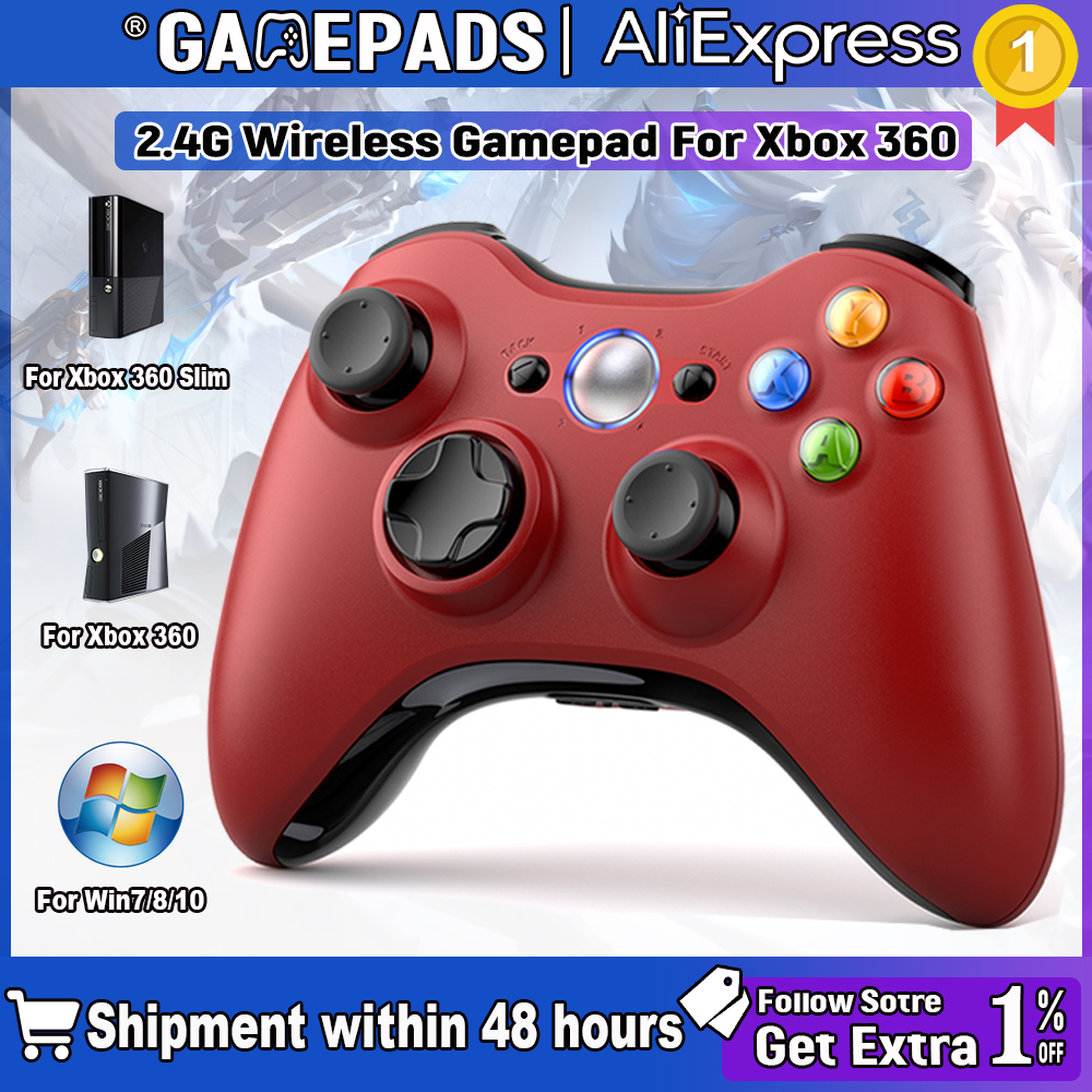 Pc Gaming Xbox - For Xbox 360 Gamepad Wireless Vibration