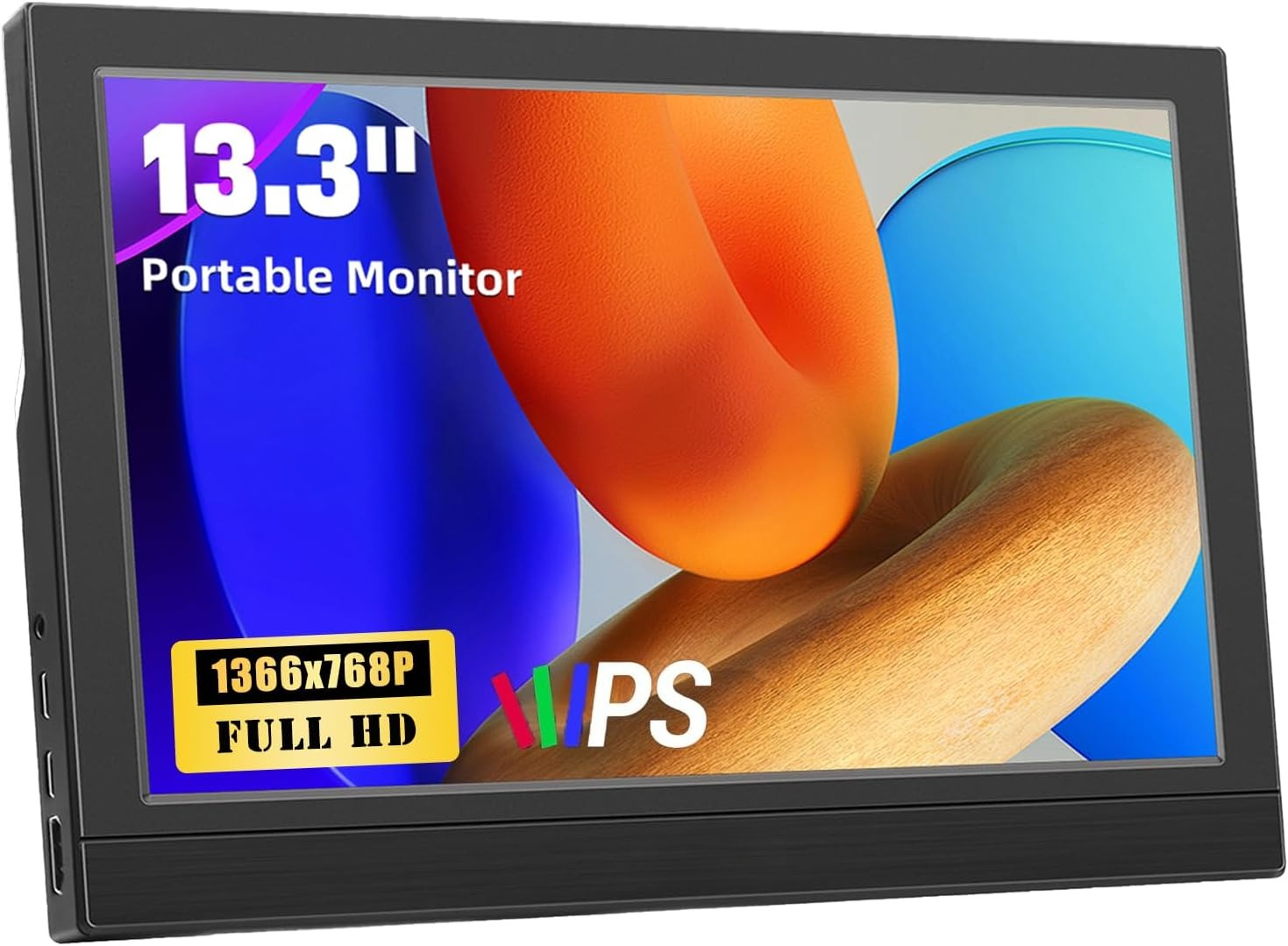 Pc Gaming On Mobile - Portable Monitor 13.3Inch LED External Monitor