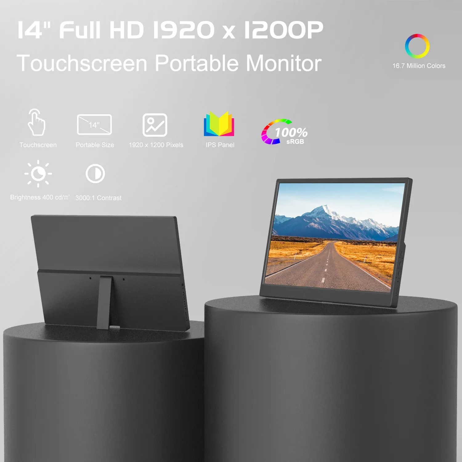 1920*1200 14-inch Portable Mon - Pc Gaming On Mobile recensione e prezzo