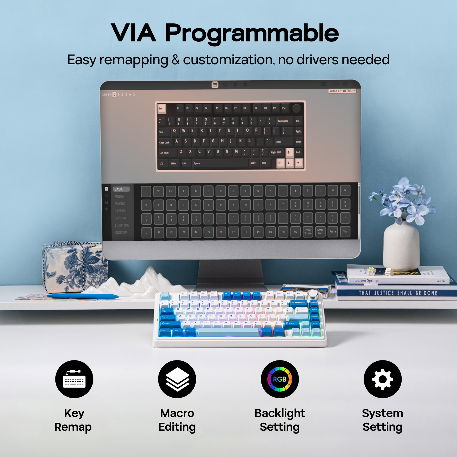 EPOMAKER x AULA F75 Ultra 75%  - Pc Gaming Qwerty recensione e prezzo