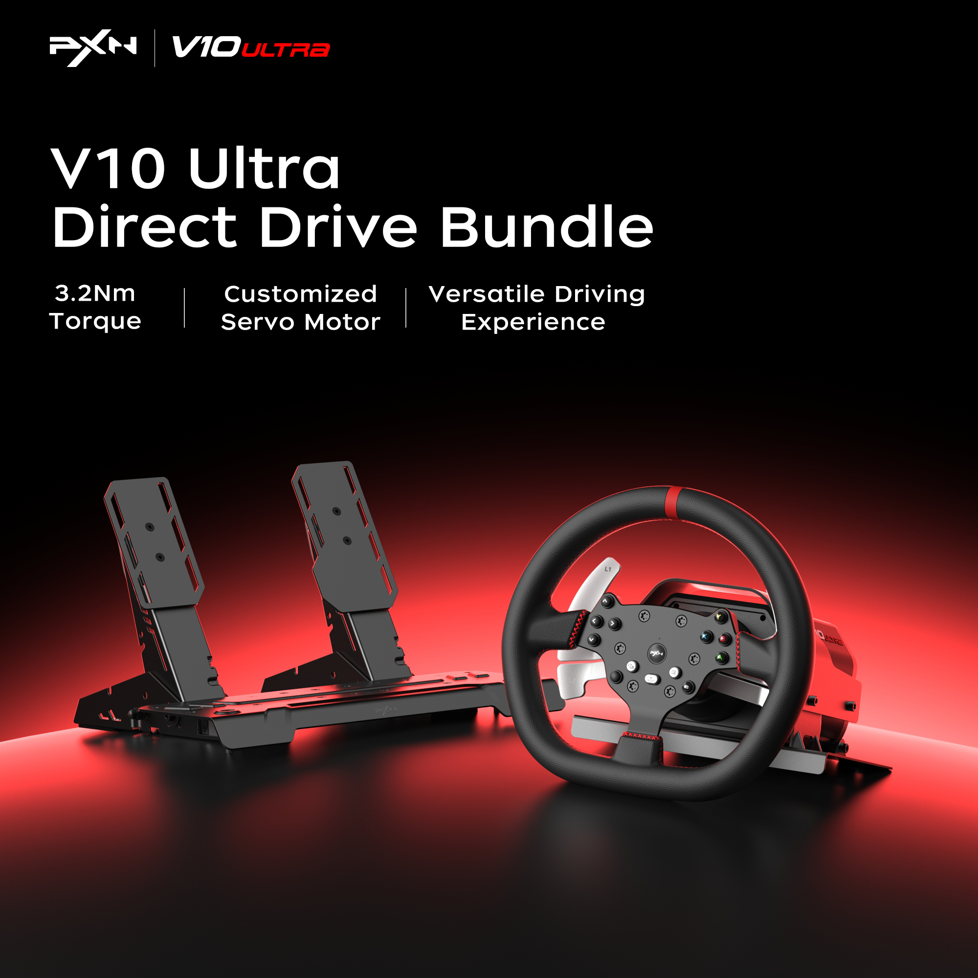 PXN V10 Ultra Direct Drive Rac - Pc Gaming Xbox recensione e prezzo