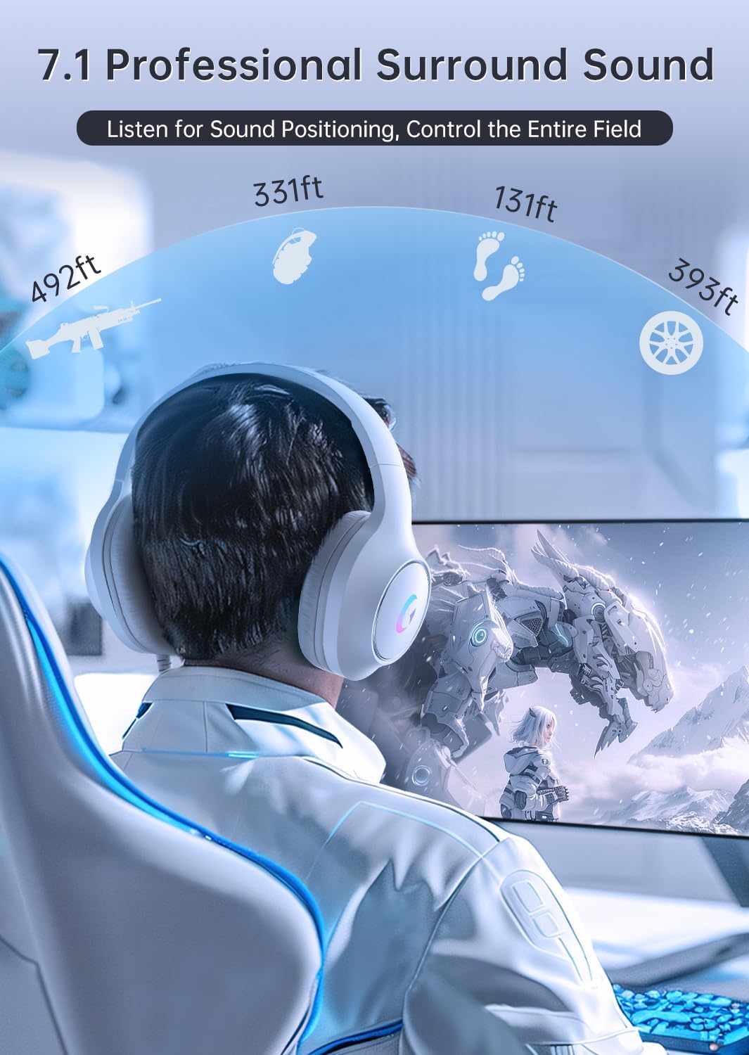 Gaming Headset With 7.1 Surrou - Pc Gaming Xbox recensione e prezzo