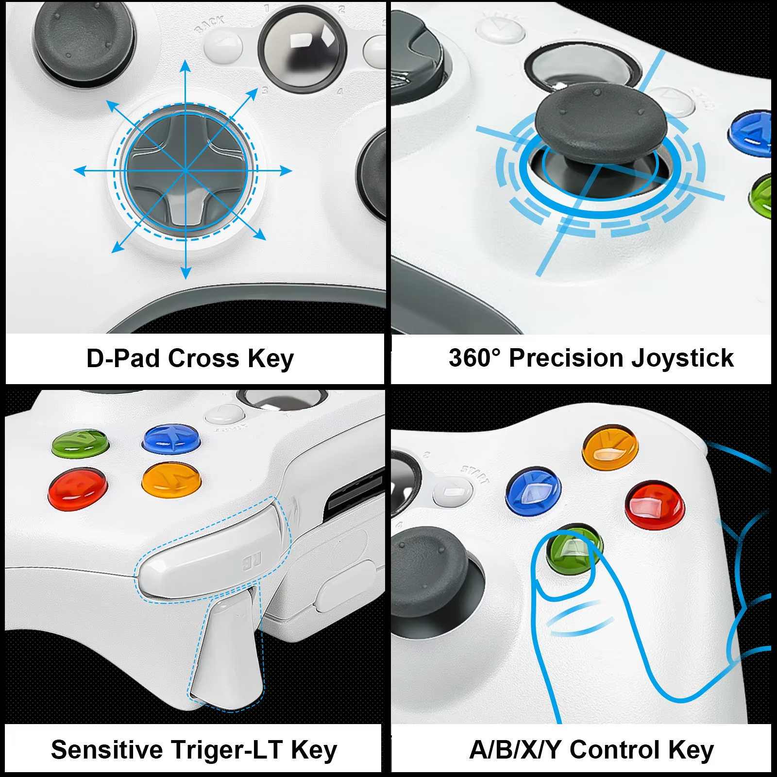 For Xbox 360/360 Slim/Lite/PC  - Pc Gaming Xbox recensione e prezzo