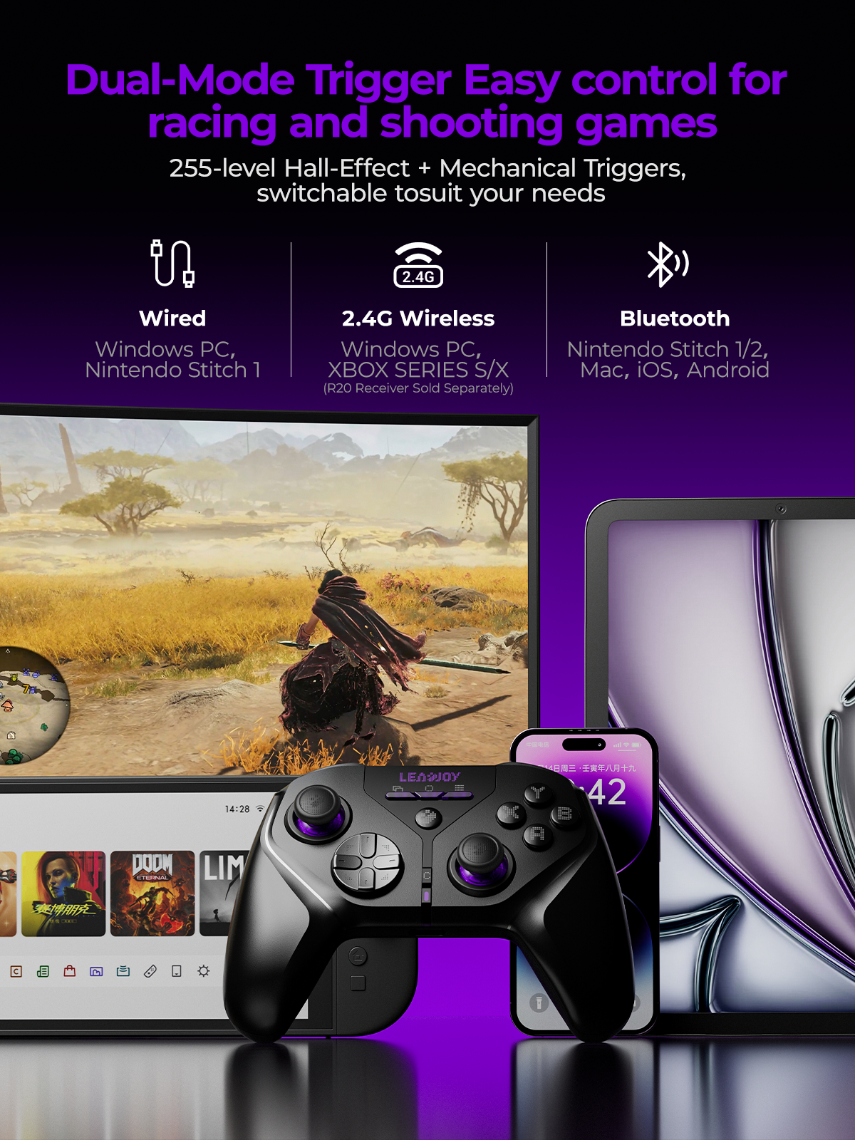 Leadjoy Xeno Plus Wireless Con - Pc Gaming Xbox recensione e prezzo