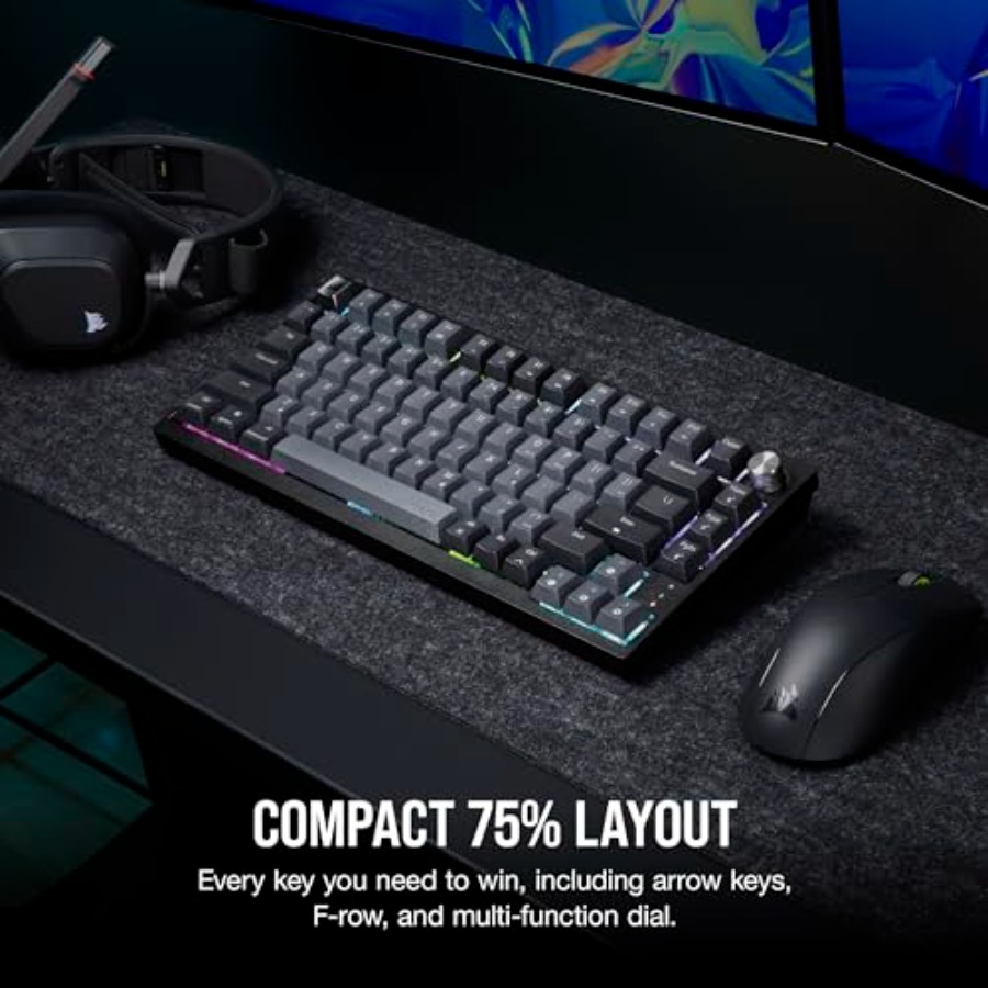 K65 Plus Wireless 75% RGB Mech - Pc Gaming Qwerty recensione e prezzo