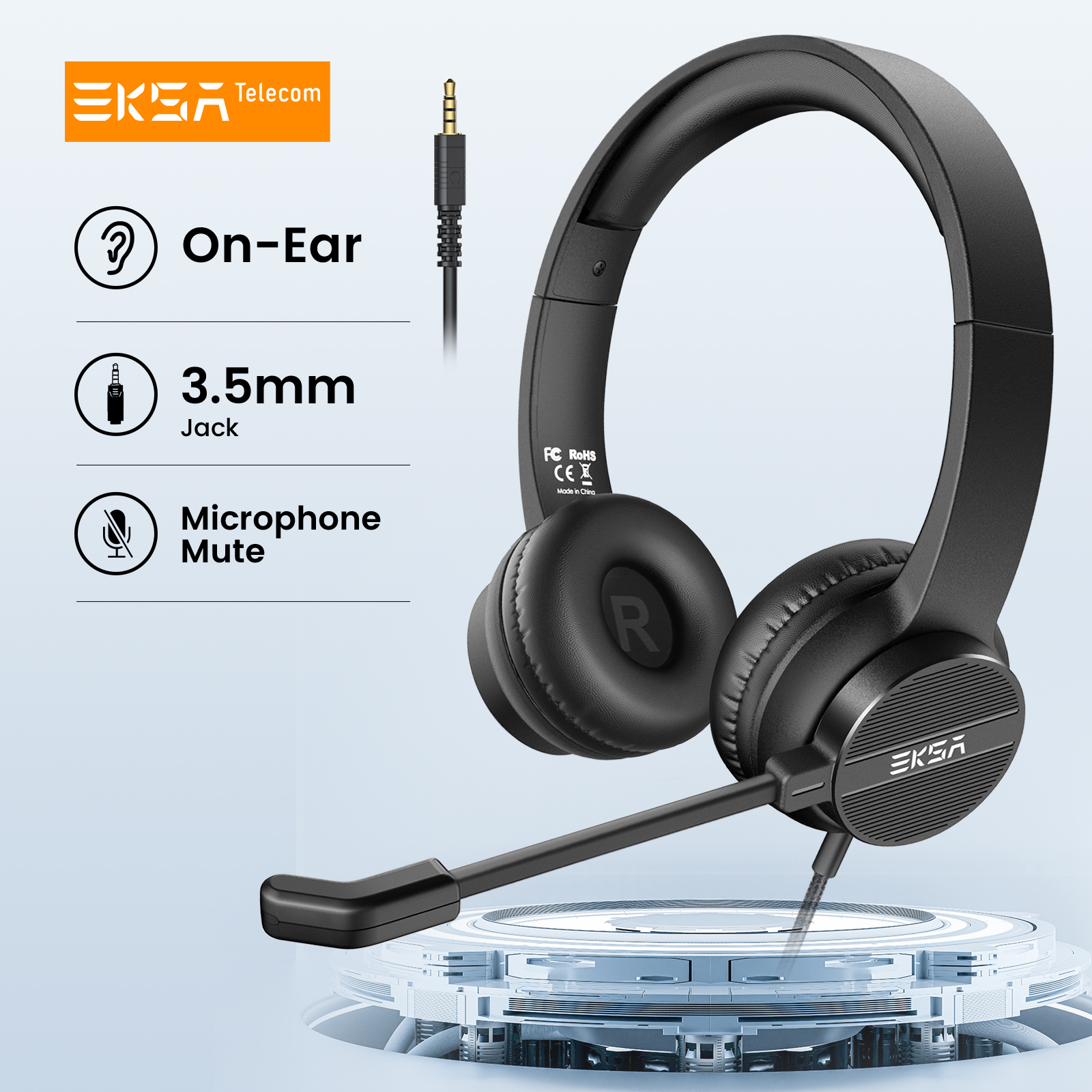 EKSA H12 Wired Headphones with - Pc Gaming On Mobile recensione e prezzo